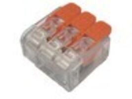 TRAKTRONIX 221-413 LEVER-NUTS 3 Conductor Connectors  Same as Wago (5 PCS) - $3.95