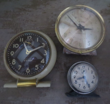 2 vintage Westclox Big Ben Alarm Clocks with one Baby Ben Vintage - £29.89 GBP