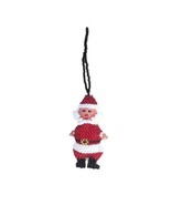 Products SANTA SEED BEAD ORNAMENT Hand beaded in Guatemala - £10.14 GBP