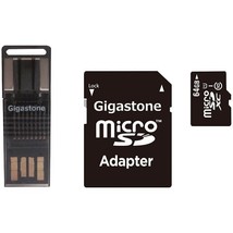 Gigastone GS-4IN1600X64GB-R Prime Series microSD Card 4-in-1 Kit (64GB) - £32.67 GBP