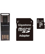Gigastone GS-4IN1600X64GB-R Prime Series microSD Card 4-in-1 Kit (64GB) - $57.01 CAD