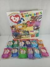 Vtg 1999 Ty Teenie Beanie Babies Mc Donalds Happy Meal Toys Display Rare Complete - £66.86 GBP