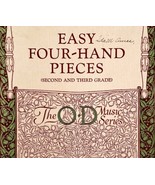 Easy 4 Hand Pieces 1903 Piano Duet Instruction Book 1st Edition PB 2nd 3... - $34.29 CAD