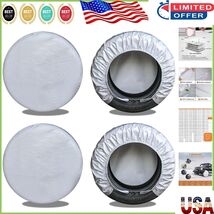 Heavy Duty RV Tire Covers - Silver Waterproof Protection for 27-29 Inch ... - $1,105.91 MXN