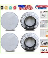 Heavy Duty RV Tire Covers - Silver Waterproof Protection for 27-29 Inch ... - $1,105.91 MXN