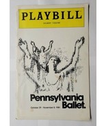 Pennsylvania Ballet 1981 Playbill Shubert Theatre - £7.83 GBP