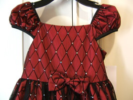 Marmmellata Red Black Special Ocassion Dress Size 5  - £18.97 GBP
