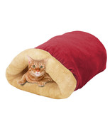 GOOPAWS 4 in 1 Self Warming Burrow Cat Bed, Pet Hideway Sleeping Cuddle ... - $570.01 MXN