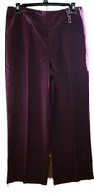 Burgendy Dress Pants Size 10 - £19.46 GBP