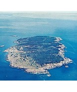 1970s Monhegan Island Maine Postcard Aerial View Camden Hills Port Clyde... - $19.99