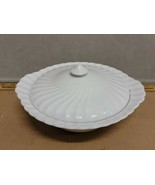 Johnson Brothers Regency Covered Dish England Ironstone White Swirls 10&quot;... - £43.66 GBP