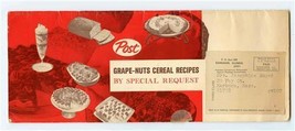 Post Grape Nuts Cereal Recipes by Special Request 1967 General Foods  - £9.30 GBP