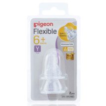 Pigeon Flexible Peristaltic Nipple Y 2 Pack - £63.84 GBP