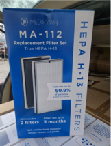 New- Medify Air MA-112 Replacement filter set True HEPA H-13 SET of 2 fi... - £32.14 GBP