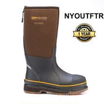 Dryshod Sizes 6-16 Steel Toe Work Boot 15&quot; Hi Muck Boot Style STT-UH-BR ... - £125.86 GBP