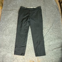 Lauren Ralph Lauren Mens Pants 38x32 Gray Dress Wool Formal Business Tro... - $24.98