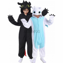 Kids Cartoon Pajamas Boys Girls Animal Kigurumi Halloween Anime Cosplay ... - £13.58 GBP