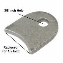 Weld On Radiused Mounting Tab For 1.5 Inch Tubing With 3/8 Inch Hole -Pa... - $33.95