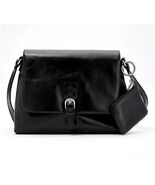 Patricia Nash Mili Distressed Leather Medium Crossbody Bag &amp; Coin Pouch ... - $138.47 CAD