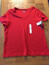Studio Works Womens The Studio Red Tee Size 1X-Brand New-SHIPS N 24 Hours - £17.31 GBP