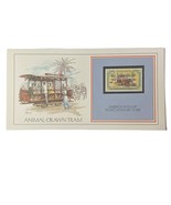 1800s Animal Drawn Tram Barbados Stamp Basil Smith Print Issued 1981 Rail - $14.87