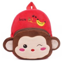 Cute Strawberry Plush Backpack Cartoon Animal Mini School Bags Candy Bag for Kid - £15.74 GBP