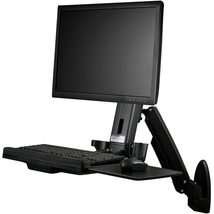 StarTech.com Wall Mount Workstation - Articulating Full Motion Standing Desk wit - £433.86 GBP