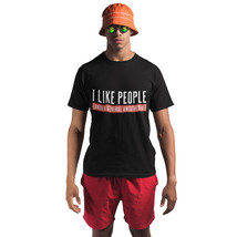 I Like People Crew Neck Short Sleeve T-Shirts Graphic Tees, Sizes S-4XL - $14.89