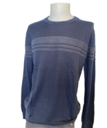 Matinique Lennon Double Stripe Dark Navy Crew Neck Sweater, Men&#39;s Size X... - $39.08 CAD