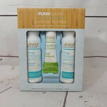 Raw Sugar Pure Hair Nutrition Hair Trio Set: Moisture Smoothie &amp; Healing Power - £11.87 GBP