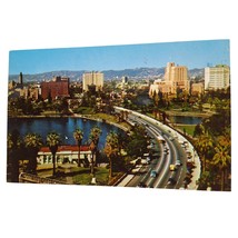 Postcard Wilshire Boulevard Through General Douglas Mac Arthur Park Los Angeles - £5.53 GBP