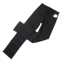 NWT Mother High Waisted Rider Skimp in Not Guilty Black Straight Jeans 25 - £119.90 GBP