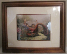 Vtg Thomas Kinkade Framed Art &#39; Glory Of Morning&#39; With Coa - £93.78 GBP