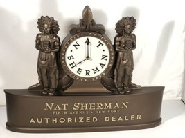 Nat Sherman Dealer Display Clock Vintage Cigar Tobacco Collectibles Made... - £311.49 GBP