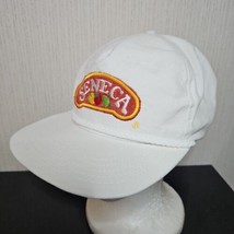 Vintage Corded 5 Panel Dad Hat White Seneca Embroidered Made in USA Snap... - $37.42