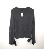 J Crew Mercantile Merino Wool Blend Tie Bell Sleeve Pullover Sweater J78... - $30.46 CAD