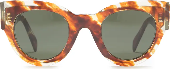 Celine CL40008I 66V Cat Eye Sunglasses - Shiny Red/Grey CELINE CL40008I 56N Cat Eye Women main image 2