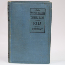  Antique Charles Lamb Elia The Lake English Classics 1919 Hardcover Rare Vintage - £38.52 GBP