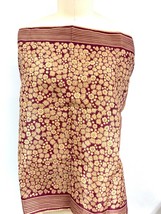 Vintage The Studio for Robinson &amp; Golluber Silk scarf 21&quot; Square Hand ro... - $23.76