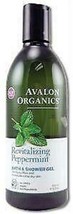 Avalon Organic Botanicals Organic Botanicals Shower Gels Peppermint 12 oz - £12.34 GBP