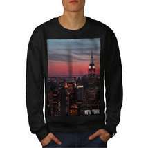 Wellcoda Empire State Building Mens Sweatshirt, New Casual Pullover Jumper - £23.73 GBP+
