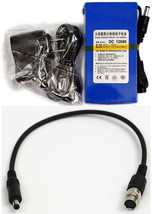 12 Pin Hirose Zoom Power Pack Cable + Battery for 2/3&quot; B4 lens Panasonic... - $42.56