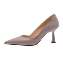 Krazing pot hot European style genuine leather pointed toe strange high heels be - £90.46 GBP