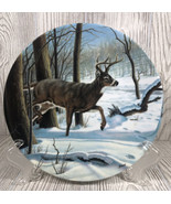THE WHITE-TAILED DEER COLLECTOR PLATE BY PAUL KRAPF 1989 - £9.38 GBP