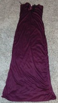 Womens Halloween Dark Red Maxi Strapless Dress-size M - £15.79 GBP