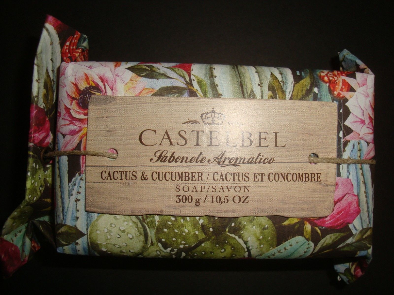 Primary image for New Castelbel Made in Portugal 10.5oz/300g Bath Bar Soap Cactus & Cucumber