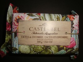 New Castelbel Made in Portugal 10.5oz/300g Bath Bar Soap Cactus &amp; Cucumber - £10.25 GBP