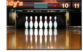 Bowling Skittles Canvas Art Bowling Wall Art Bowling Lover Gift Bowls Room Decor - £38.44 GBP