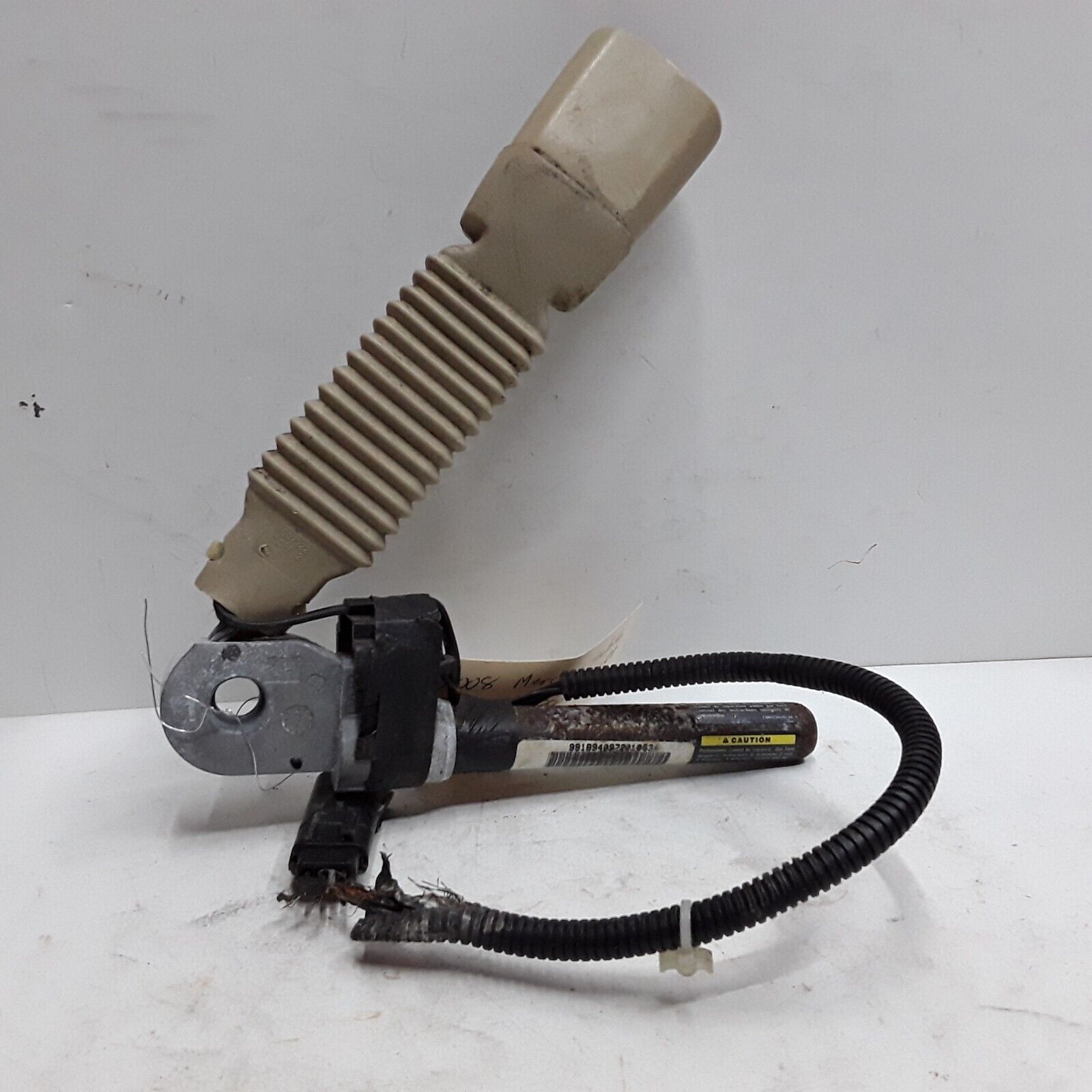 08 09 Mercury Sable Ford Taurus left drivers seat belt buckle tan OEM da... - $49.49