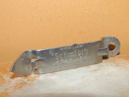 Schmidt&#39;s of Philadelphia 3.25&quot;+ Can Bottle Opener beer soda Vaughan USA 52 - $4.49